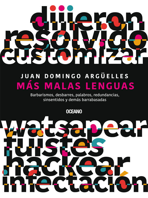 Title details for Más malas lenguas by Juan Domingo Argüelles - Available